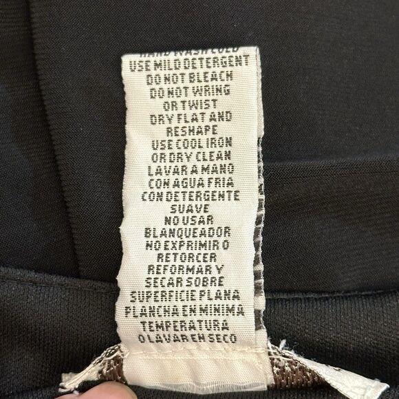 Y2k Empire Black Dress Vintage Party Karin Stevens Stretchable Plus Size 16W - Picture 10 of 11